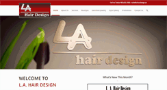 Desktop Screenshot of lahairdesign.ca